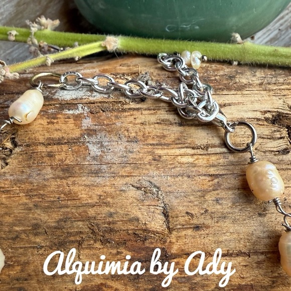 Freshwater beaded bracelet - Picture 3 of 3